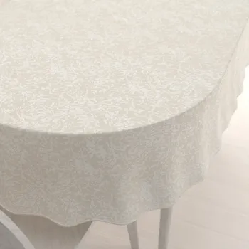 ubrus Teflonový oválný ubrus TF-033 Venezia smetanový 50x100 cm