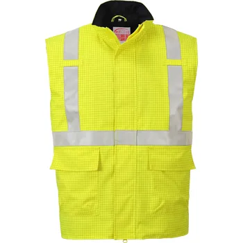 Pracovní oblečení PORTWEST HI-VIS BIZFLAME S776 / Nehořlavá reflexní vesta, antistatická - HV žlutá L