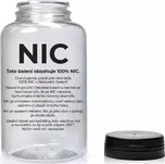 Lahev s víčkem a textem 100% nic v…