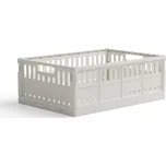 Skládací přepravka maxi Made Crate - milk