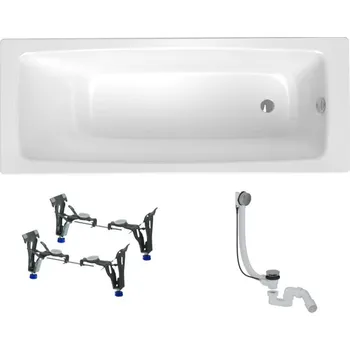 Vana SAT Obdélníková vana SAT Feel 170x75 cm smaltovaná ocel levá i pravá SATBVFEEL170755 SATBVFEEL170755