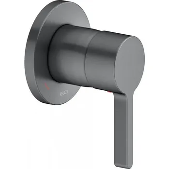 Vodovodní baterie Páková směšovací armatura podomítková DN 15 Keuco Edition 400, černý chrom kartáčovaný