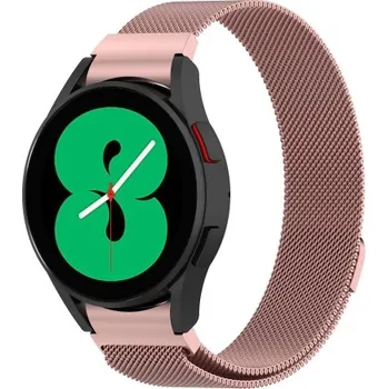 VSECHNONAMOBIL 54715 MILANESE Kovový řemínek Samsung Galaxy Watch 5 (40mm / 44mm) 5 Pro 45mm růžový
