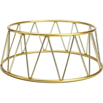 Verlo podstavec kulatý pr. 25 cm, výš. 10 cm, zlatý