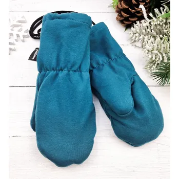 Rukavice Kulišárny Zateplené rukavice s palcem TEAL Věk v měsících: 3. 2-4 roky