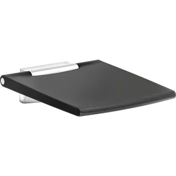 Koupelnové sedátko Sklápěcí sedátko Keuco Plan Care, lakovaný hliník/světle šedá (RAL 7035)