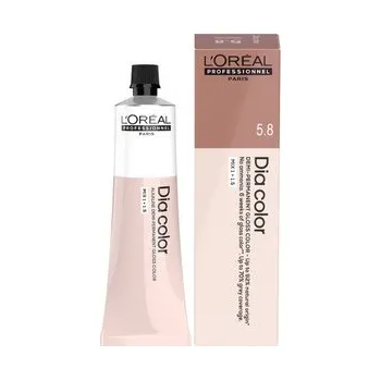 Barva na vlasy L'Oréal Professionnel Dia Color alkalická demi-permanentní barva na vlasy bez amoniaku 60 ml, 4.62