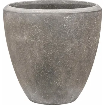 Květináč Baq Polystone Plain Couple Grey Ø 65 cm / V 65 cm