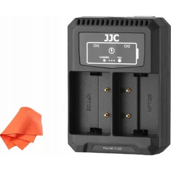JJC nabíječka fotoaparátu JJC DCH-NPT125 dvoukanálová nabíječka pro baterie NP-T125