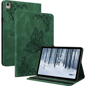 Pouzdro na tablet VSECHNONAMOBIL 57313 ART BUTTERFLY Zaklápěcí pouzdro Nokia T21 zelené