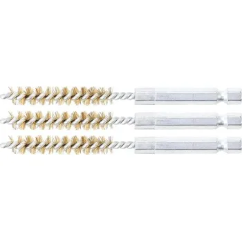 Brusný kartáč Mosazné kartáče pr. 8 mm BGS103078-8-M, upínání 1/4", 3 ks (Sada BGS 3078) (BGS103078-8-M)