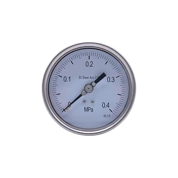 Manometr glycerinový INOX zadní vývod 63mm G1/4" -1-0bar (Ilustrativní foto)