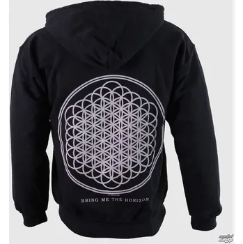 Pánská mikina mikina s kapucí pánské Bring Me The Horizon - Flower Of Life Zip - ROCK OFF - BMTHHD01MB - XXL