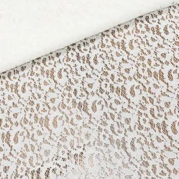 Šatovka / krajka B 34112/1 elastická, bílá, š.140cm (látka v metráži)