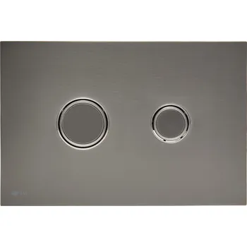 Splachovací tlačítko SAT Ovládací tlačítko SAT kov gun metal mat SATATBGM SATATBGM