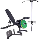 Posilovací lavice VIFITO U70 s kopačem, bicepsovou opěrkou a kladkou