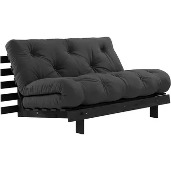 sofa ROOT natural pine (pohovka z borovice) karup black Night 140*200 cm dark grey 734