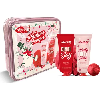 Kosmetická sada Grace Cole Dárková sada tělové péče Vánoční cukrovinky, Kakao & Vanilka 4 ks + 2 měsíce na vrácení zboží