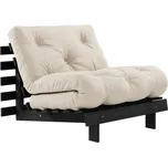 sofa ROOTS natural pine (pohovka z borovice) karup black Night 90*200 cm beige 747