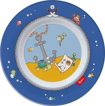 Talíř Melamin lifestyle talíř SAMMY SAMOA pirát (21,5 cm) sigikid