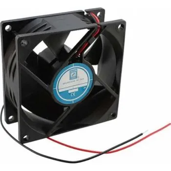 PC ventilátor RS PROAxiální ventilátor 12 V DC DC, průtok vzduchu: 76.5m³/h 1.92W160mA, 80 x 80 x 32mm