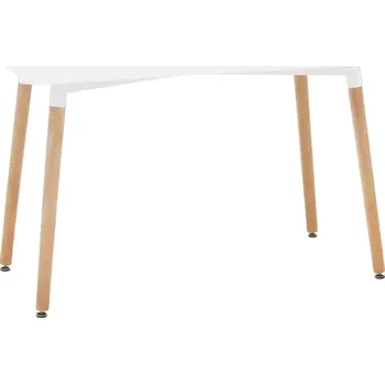 Jídelní stůl Jídelní stůl DIDIER 5 NEW 120x80 cm - bílá/buk - SLEVA 3% s kodem radost25