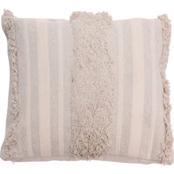 Polštář dekorační se střapci bavlna 45 x 45 cm DESIGN 2 KO-A35850010des2