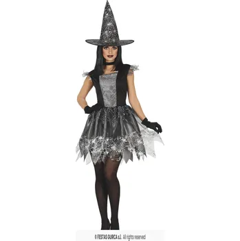 Karnevalový kostým Dámský kostým Stříbrná čarodějnice M