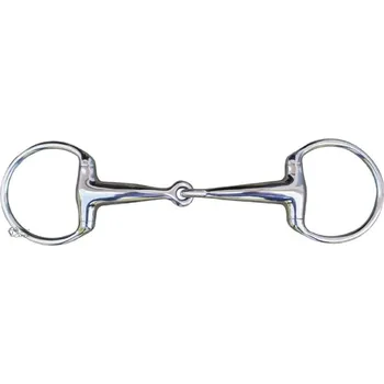 Udidlo pro koně Oliva 1x lomená HKM -NEREZ 16MM- - 13,5cm