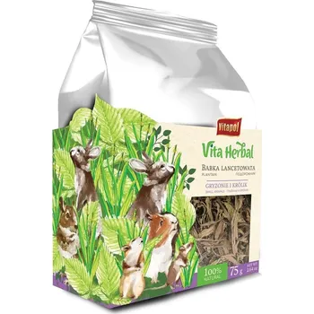 Krmivo pro hlodavce VITAPOL Vita Herbal Jitrocel kopinatý pro hlodavce a králíky 75g