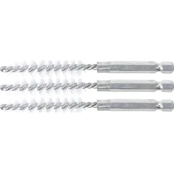 Brusný kartáč Nylonové kartáče pr. 10 mm BGS103078-10-N, upínání 1/4", 3 ks (Sada BGS 3078) (BGS103078-10-N)