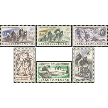 Sběratelství Sport 1957 - čistá - č. 932-937
