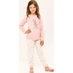 Taro, dětské pyžamo 3275-Tilly, dlouhý rukáv, růžová, vel. 116