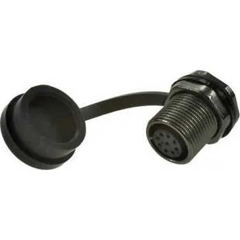 Elektrická zásuvka RS PRO Kulatý konektor, Zadní montáž, počet kontaktů: 9, Zásuvka, pohlaví kontaktu: samice, IP67