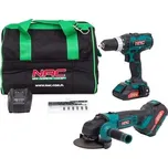 Sada nářadí NAC aku šroubovák + úhlová bruska CDB-AGE-LI-20V