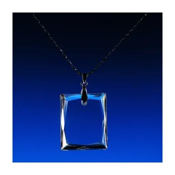 Medailon s řetízkem obdelníkový