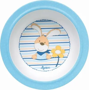 Melamin baby mistička se silikonem SEMMEL BUNNY - NOVÝ DESIGN (15,5 cm) sigikid