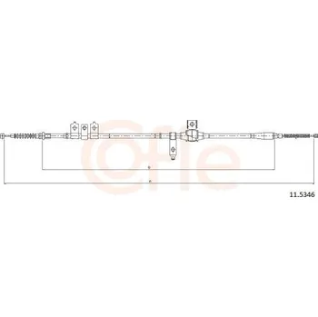 Autodíl Tažné lanko, parkovací brzda COFLE CFE11.5346