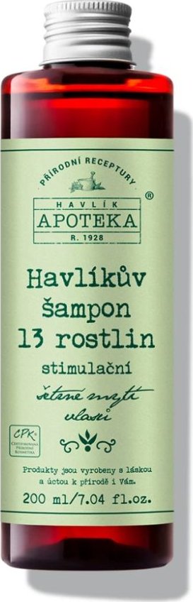 Havlíkův šampon 13 rostlin Havlík Apoteka 200 ml