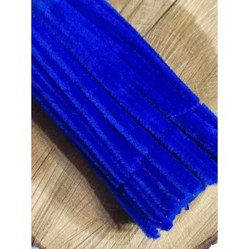 Hobby drát Chlupaté modelovací drátky Ø6 mm délka cca 30 cm barva modrá tmavá