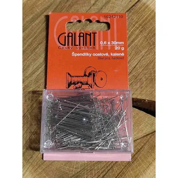 Špendlíky GALANT délka 30mm x 0,6mm