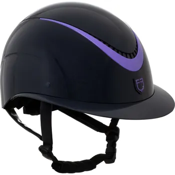Jezdecká přilba EQUESTRO Helma jezdecká Galaxy Equestro, navy/violet Obvod hlavy: 52-54 cm