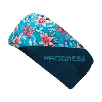 Sportovní čelenka TR HDB PRINT sportovní široká čelenka flowers UNI