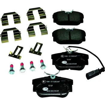 Brzdová destička Sada brzdových destiček, kotoučová brzda HELLA 8DB 355 018-591