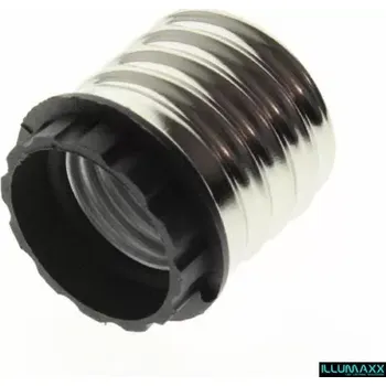 Objímka, redukce z patice E40 na patici E27 (Kovový adaptér z patice E40 na patici E27 s plastovým lemem)