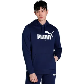 Pánské oblečení Puma bluza ESS Big Logo Hoodie FL Peacoat 586686 06 S Velikost: XXL