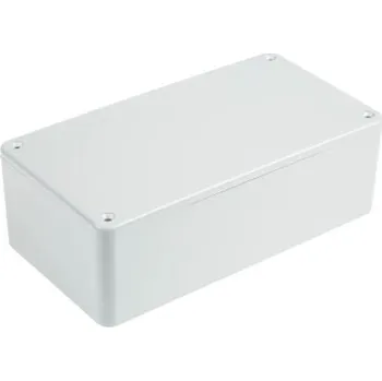 Rozvaděč Univerzální skříň IP54 barva Šedá ABS 120 x 65 x 40mm Univerzální Lisované Pouzdro