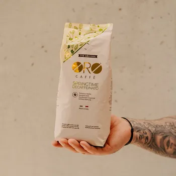 Káva ORO Caffe Springtime Decaffeinato 500 g | Zrnková káva