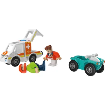 autíčko Playtive Zásahové vozidlo / Vrtulník (sanitka)