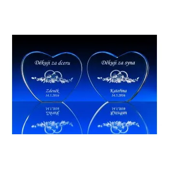 Fotografie do skla ve tvaru srdce